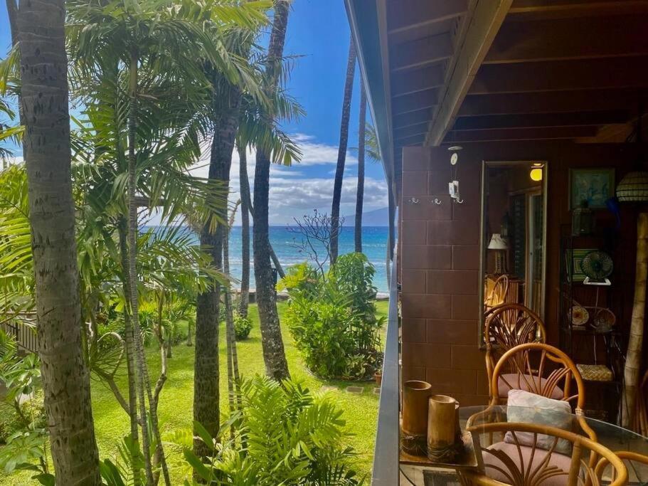 Oceanfront With Aircon-Hear The Waves-Amazing Views-Wifi Apartamento Lahaina Exterior foto