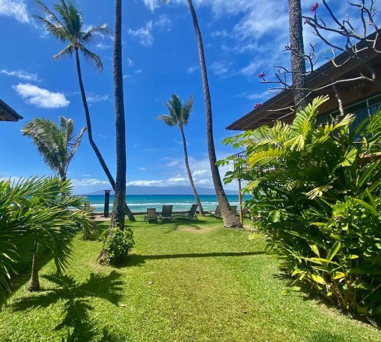 Oceanfront With Aircon-Hear The Waves-Amazing Views-Wifi Apartamento Lahaina Exterior foto