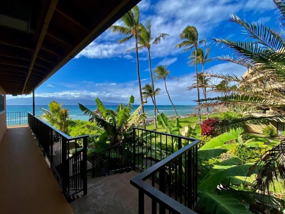 Oceanfront With Aircon-Hear The Waves-Amazing Views-Wifi Apartamento Lahaina Exterior foto