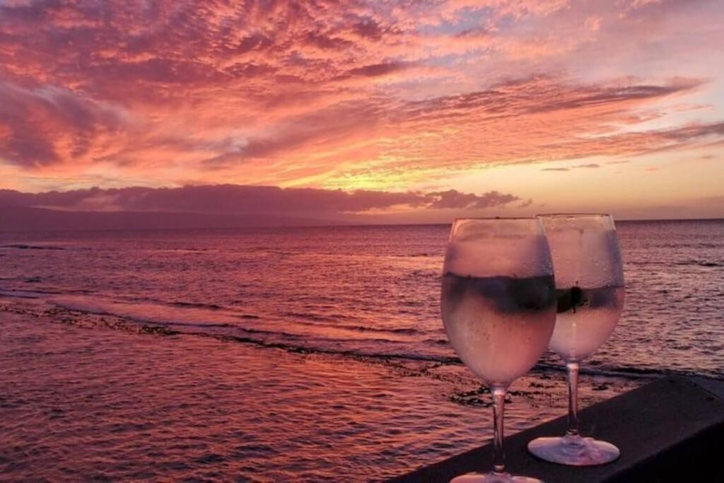 Oceanfront With Aircon-Hear The Waves-Amazing Views-Wifi Apartamento Lahaina Exterior foto